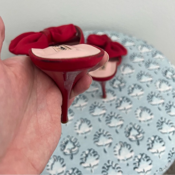Red Bow Agent Provocateur Heels Perfect for the Holidays - Picture 11 of 14